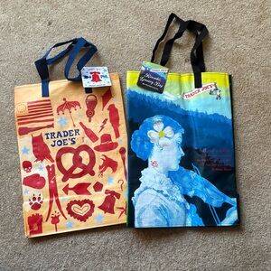 Trader Joe's Philadelphia & North Carolina Reusable Tote Bags - Shopper